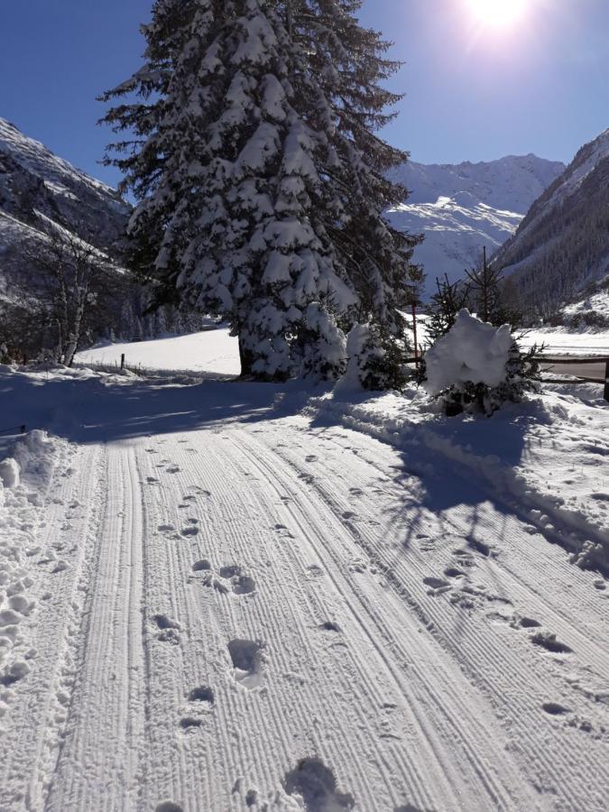 Berg-Juwel Apartment Sankt Leonhard im Pitztal Bagian luar foto
